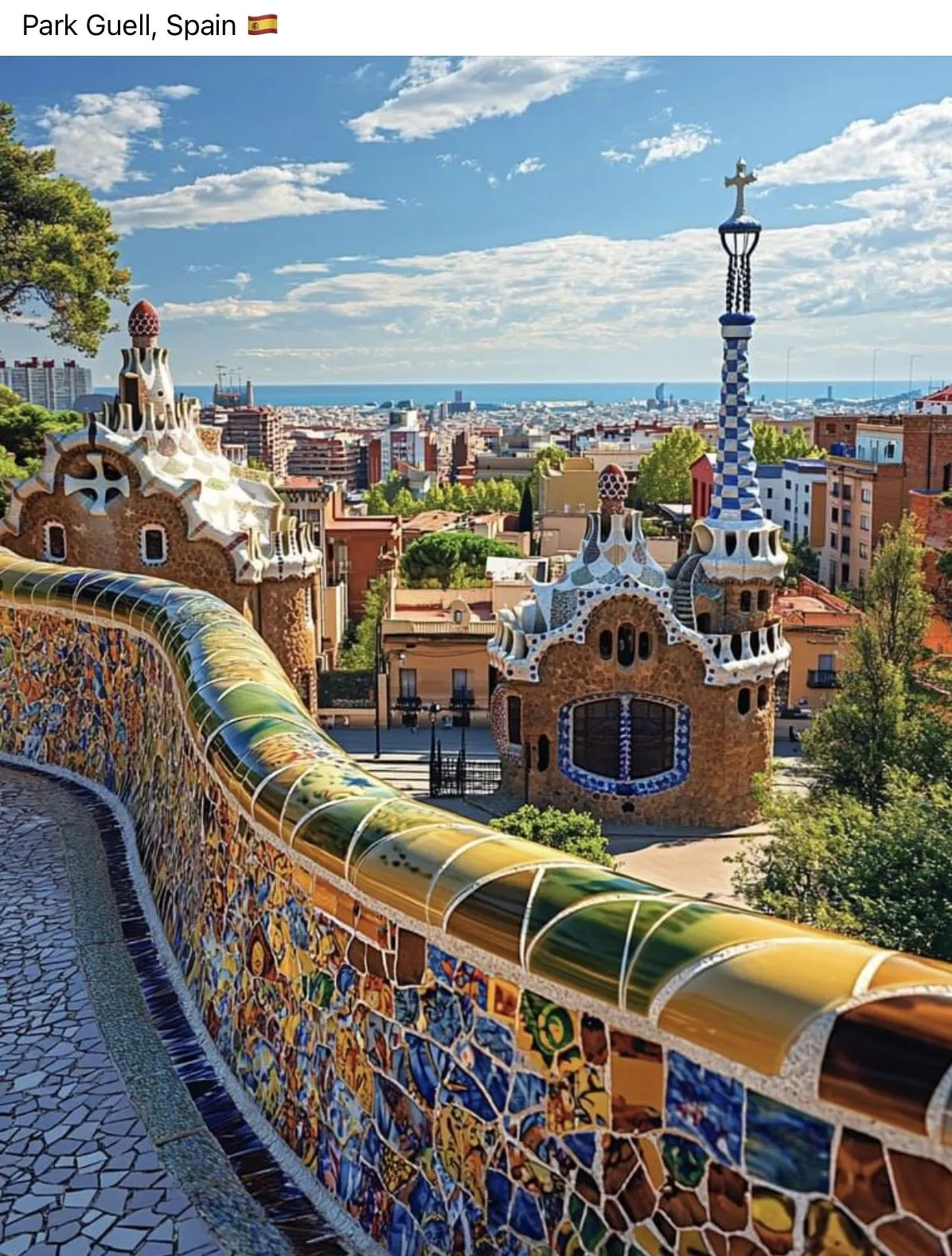 Park Guell Barcelona Entry Ticket