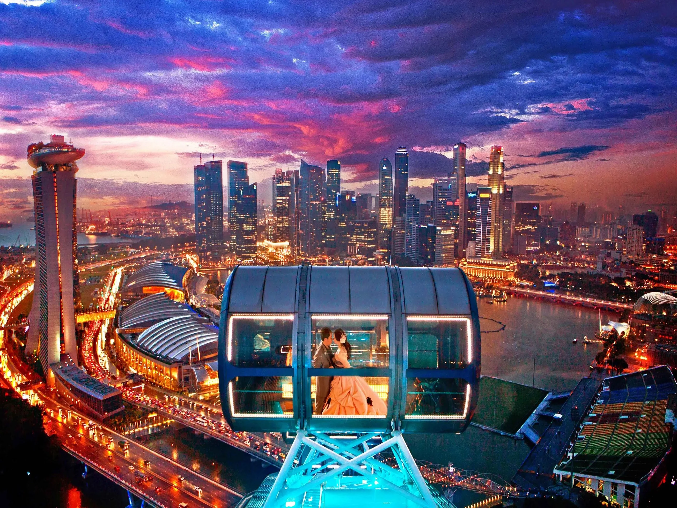Singapore Flyer Entry Ticket with Time Capsule